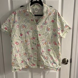 Character Seashells by the Seashore Button Up Shirt